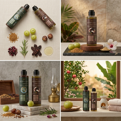 Herbal Hair Oil & Herbal Hair Sampoo By Ayesha Gull 200ml 40%OFF