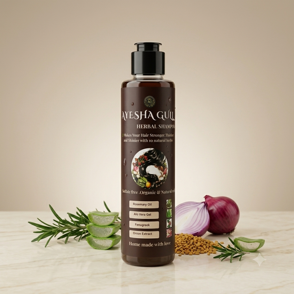 Herbal Hair Shampoo By Ayesha Gull (200ml)     40%OFF
