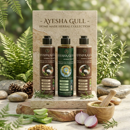 Herbal Hair Oil & Herbal Hair Sampoo 3IN1 By Ayesha Gull 200ml  65%OFF