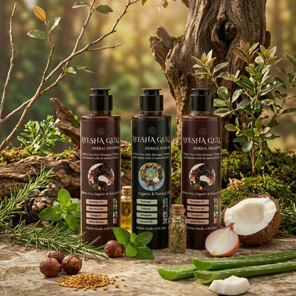 Herbal Hair Oil & Herbal Hair Sampoo 3IN1 By Ayesha Gull 200ml  65%OFF